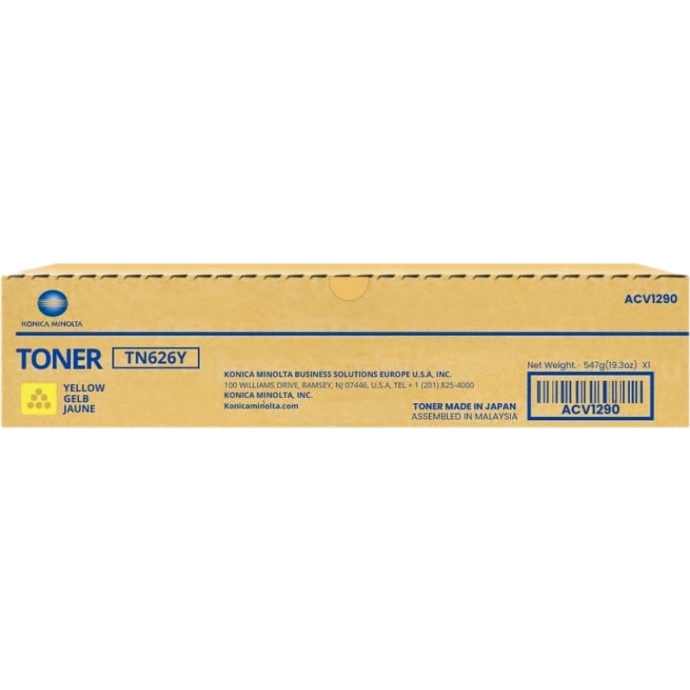 Тонер-картридж Konica-Minolta TN-626Y для bizhub C450i/C550i/C650i желтый