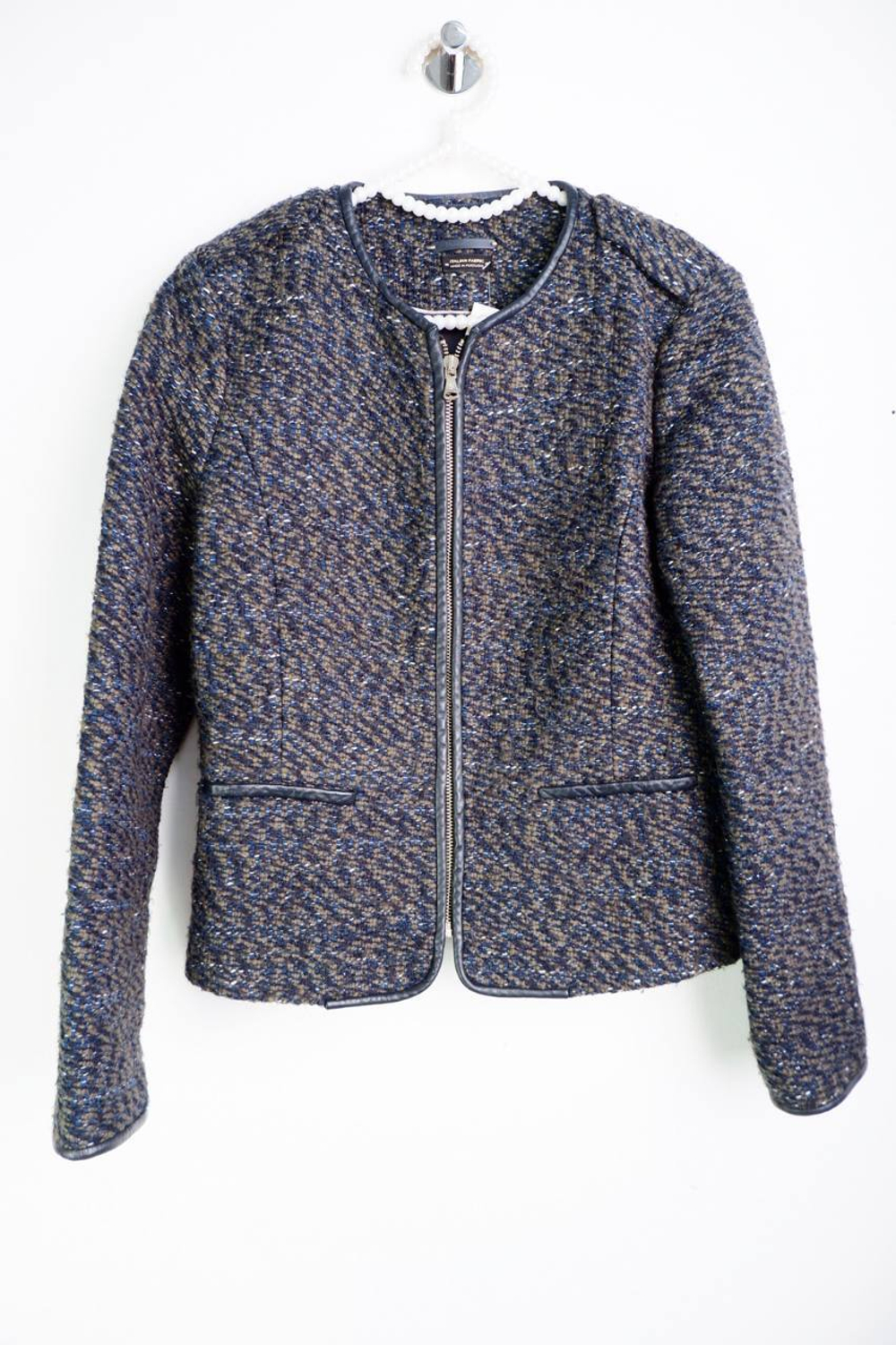 Жакет Massimo Dutti на молнии, маркировка 38, визуально на 44 размер