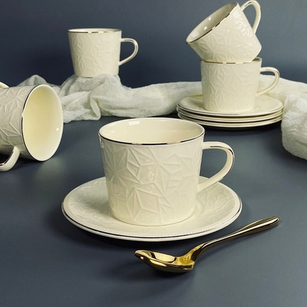 Lenardi 305-338 Чайный набор 12пр. 220мл в под.уп.(х6)Фарфор