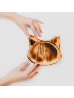 Деревянная менажница "Лиса" из кедра