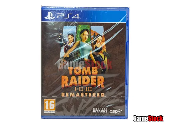 PS4 Tomb Raider 1-2-3 (I-II-III) Remastered (Новый, Полностью на русском языке, CUSA-43774)