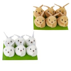 GAEM Набор из 6-ти фигурок декоративных "Заяц" (3*4,5*4,5), L13 W12 H4 см, 2в.