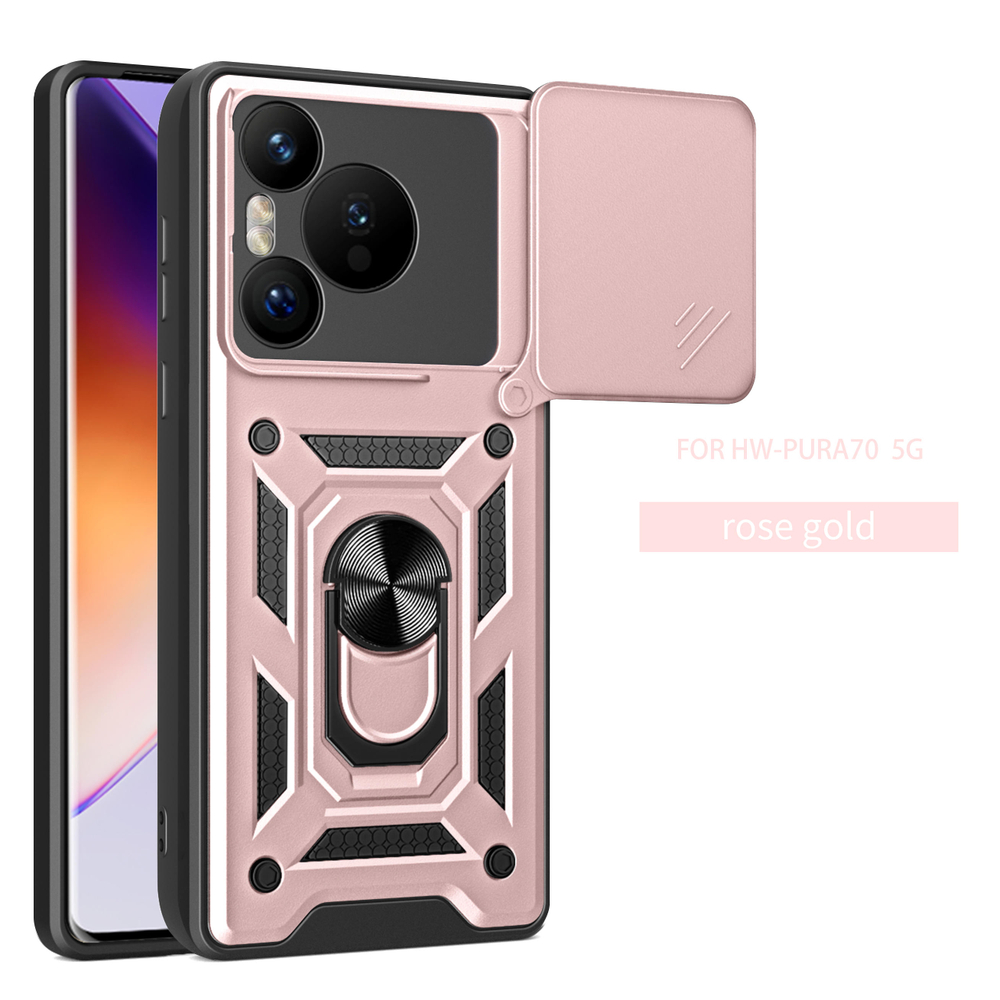 Чехол с кольцом Bumper Case для Huawei Pura 70