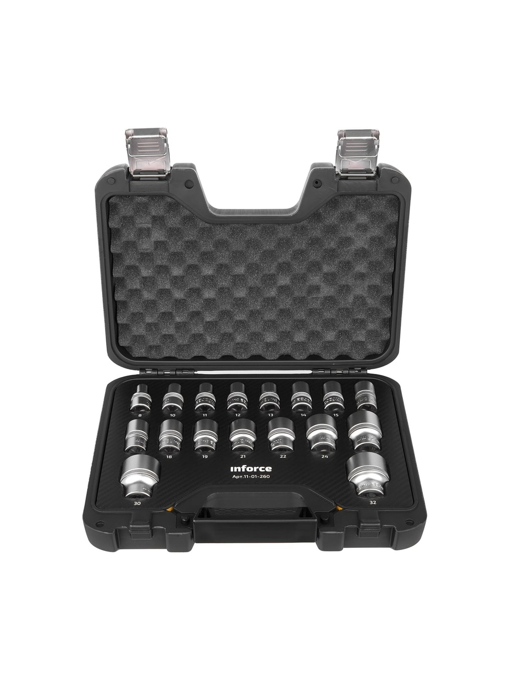 Набор торцевых безударных головок Inforce (1/2; 8-32 мм) 11-01-260