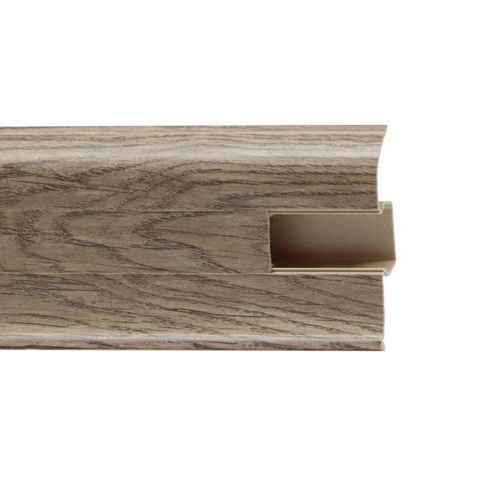 Пластиковый плинтус Royce 58 мм (2200x58x20) 856 Дуб Элит