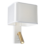 Citilux DEKART CL704480 LED Бра с белым абажуром и выключателем