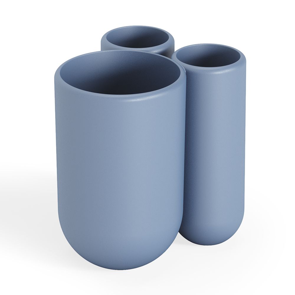 Стакан для зубных щеток Touch, синий