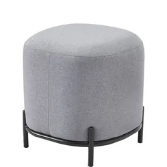 Пуф Midnight 40 см светло-серый