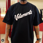 Футболка Vetements "Sweet Logo" черная