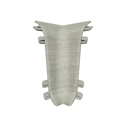 Угол внутренний для плинтуса 55 мм "Идеал Классик" 282 Палисандр серый