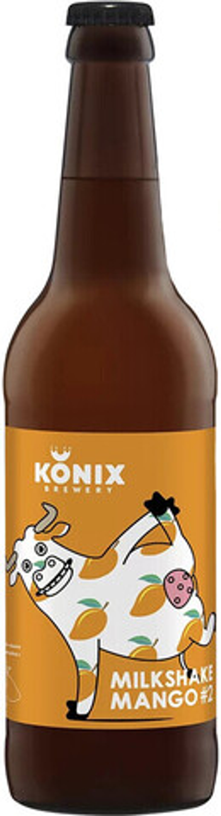 Пиво Коникс Милк Шейк Манго Вер. 2 / Konix Milk Shake Mango Ver. 2 0.5л - 6шт