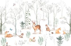 Фотообои лесные жители