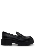 Кожаные лоферы HUGO - черный(50513481)