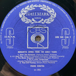 Frank Sinatra ‎– Romantic Songs From The Early Years (Англия 1967г.)