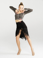 Топ для танцев со сборкой