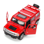 Модель ин. мет. "Hummer H2" 12см. открыв. двери, красный HUM2-12-RD (Технопарк)