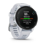 Смарт часы Garmin Forerunner 255S Music с белым ремешком