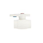 Кран шаровый полипропиленовый 25 мм стандартнопроходной TEBO