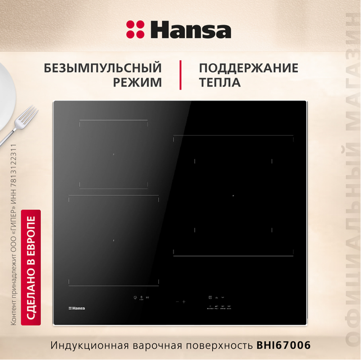 Индукционная панель Hansa BHI67006