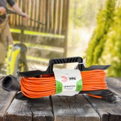 Удлинитель силовой ЭРА UFx-1-2x1.0-30m на рамке без заземления 1 розетка 30м ПВС 2х1мм2