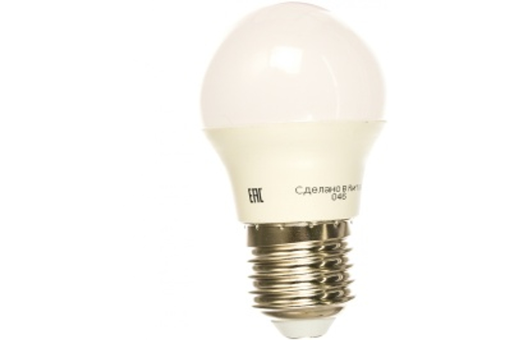 Лампа светодиодная ОНЛАЙТ 71627 8W G45 Е27 4000K 176-264В 600Лм шар