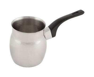 Кофеварка из нерж.стали TURCO (турка) 400мл, ручка бакелит, 7008 Mallony