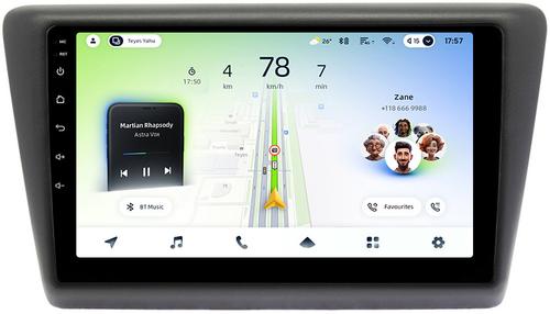 Магнитола для Skoda Rapid 1 2012-2020 (рамка тип 2) - Teyes CC4L-DTS монитор 9" IPS, Android 14, Быстрая, Snapdragon 662, CarPlay, 4G SIM-слот