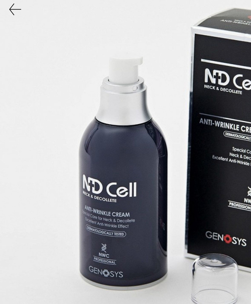 GENOSYS NDCell Anti-Wrinkle Cream | Антивозрастной крем для шеи и зоны декольте, 50 мл