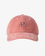 Кепка Ymkashix Velvet Face Flower пыльно-розовая