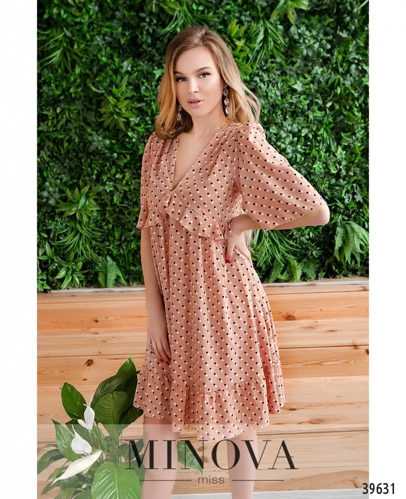 Платье 2014-пудровый Minova