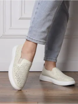 Мокасины летние с перфорацией