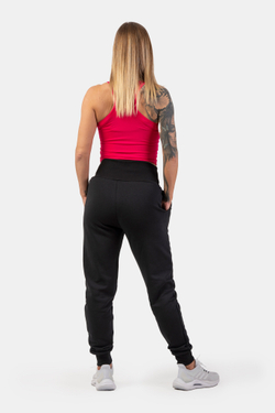 Женские штаны Nebbia IHigh-Waist Loose Fit Sweatpants “Feeling Good” 409 Black