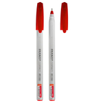 Ручка шариковая, масляная, Piano, красные чернила, серия "Piano Сorrect", белый корпус