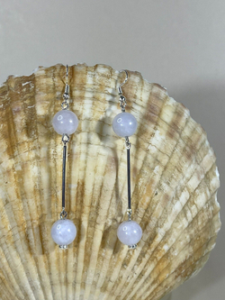 Серьги минимализм с палочкой