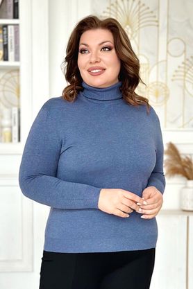 Цена на Водолазка-4625 больших размеров