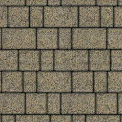 Тротуарная плитка СТАРЫЙ ГОРОД - Гранит+ Желтый с черным, комплект из 3 видов плит