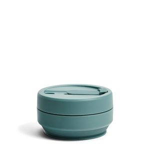 Стакан складной силиконовый Stojo Pocket Cup Eucalyptus, 12 oz / 355 мл