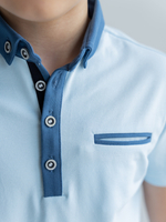 Футболка-поло из хлопка