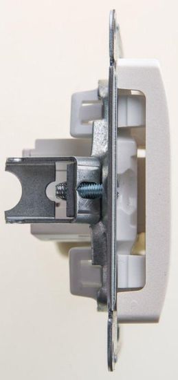 Розетка компьютерная 1-м Glossa RJ45 кат.5E механизм перламутр. SE GSL000681K