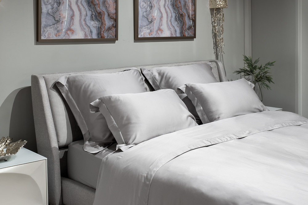 Пододеяльник 200x220 Garda Decor Сопрано серый