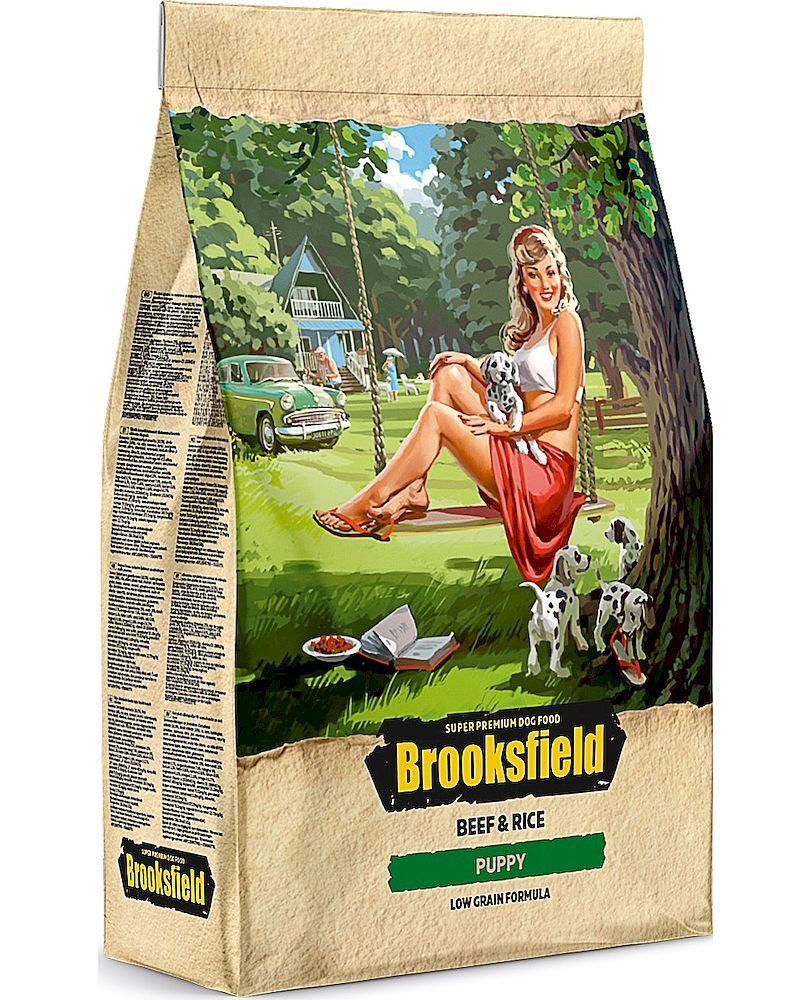 BROOKSFIELD Puppy Сухой корм для щенков 0,8кг  Говядина/рис
