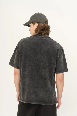 Футболка KUL'TURA "Premium" Garment Dyed Черный