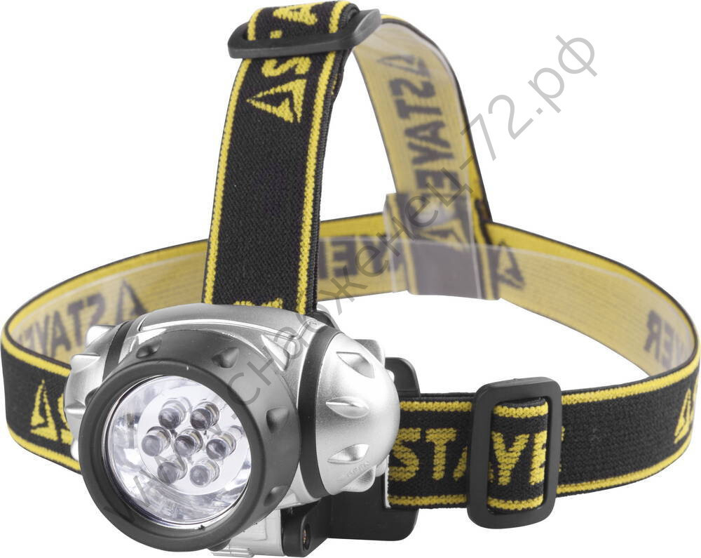 STAYER 7LED 3хAAA Налобный фонарьTOPLight (56572)