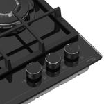 Газовая варочная панель Meferi MGH453BK GLASS POWER фото 7