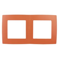 12-5002-22 ЭРА Рамка на 2 поста, Эра12, оранжевый