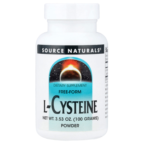 Source Naturals, L-цистеин в порошке, в свободной форме, 100 г (3,53 унции)
