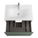 Тумба с раковиной подвесная BelBagno KRAFT-700-2C-SO-VO Еловый матовый, раковина белая BB-8099-70