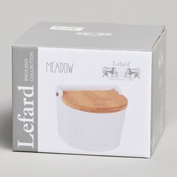 БАНКА ДЛЯ СОЛИ С ДЕР.КРЫШКОЙ LEFARD "MEADOW" 11,5*11*9,5 СМ 450 МЛ