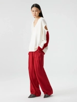 Свитер с разрезами на плечах OLA OLA