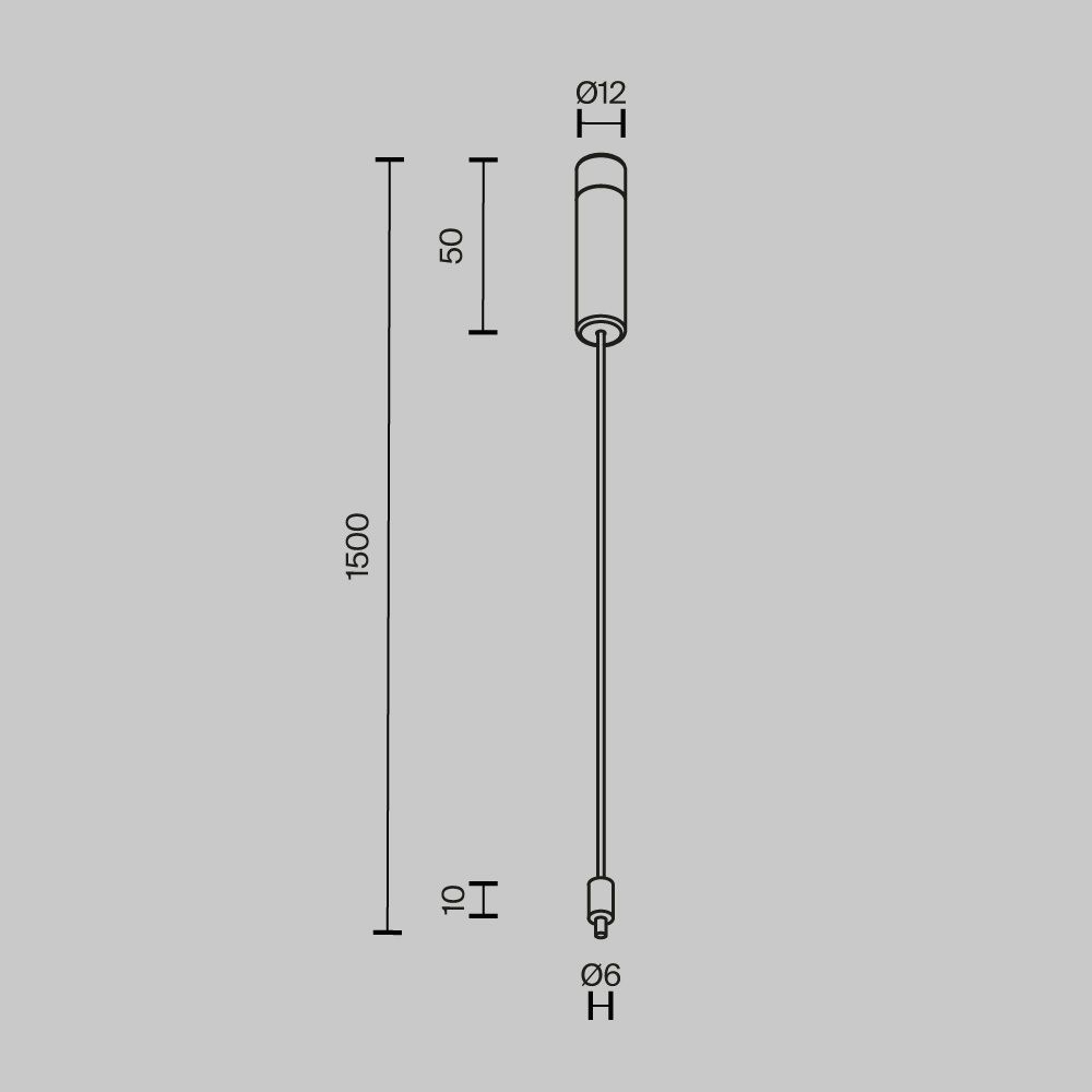 Основание и тросовый подвес для штанговой системы Maytoni   CA009PM-BS
